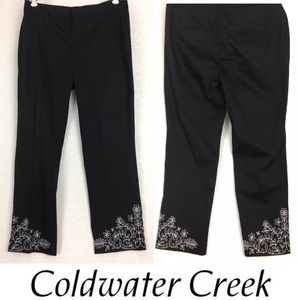 Coldwater Creek Natural Fit Black Womens Pants